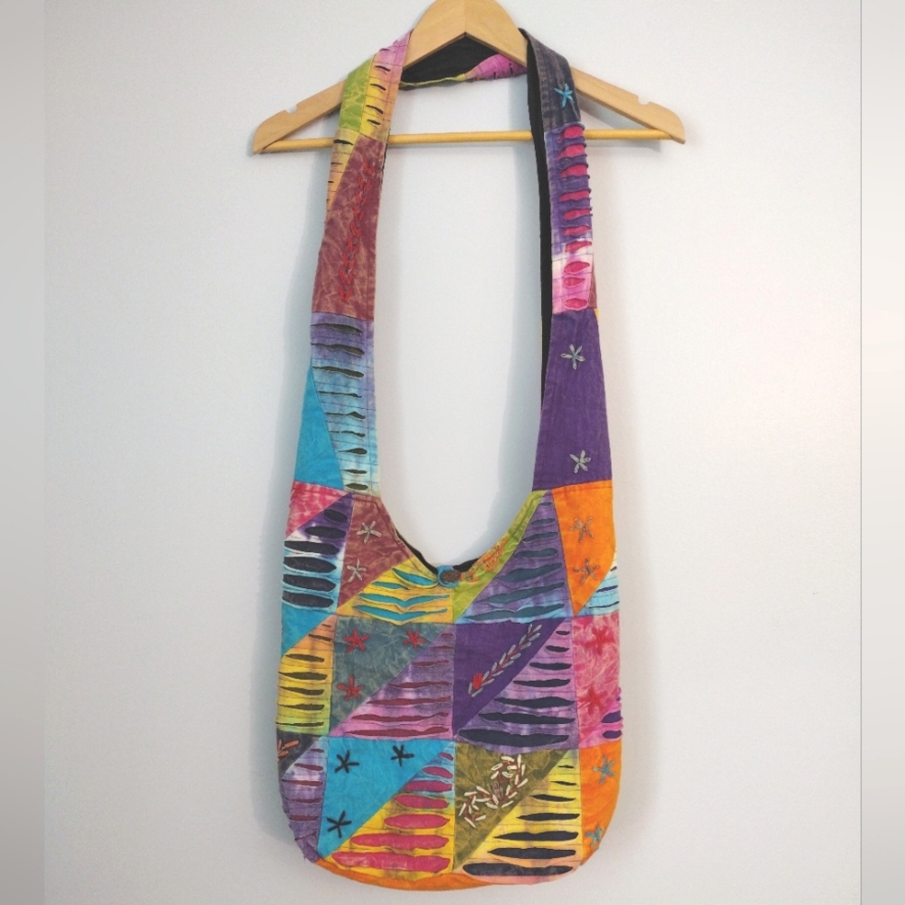 Festival‎ Bag Hobo Bag Boho Bohemian Hippie Fairy Fariycore 100% cotton